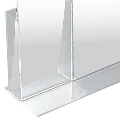 DSI T-menukortholder med holder til m65 brochurer vertikal - A4 - 21x29.7 cm, Model 1222