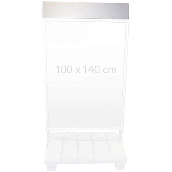DSI Logo top til Heavy Outdoor Betonstander Gadeskilt - 100x140cm, Model 137