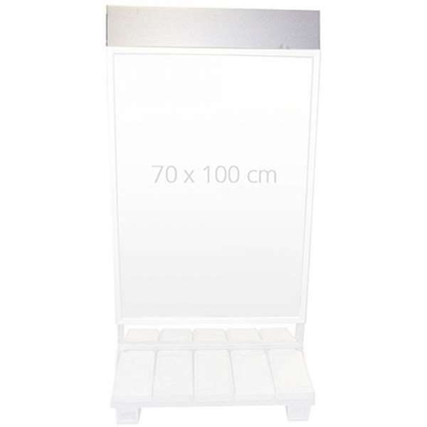 DSI Logo top til Heavy Outdoor Betonstander Gadeskilt - 70x100cm, Model 137