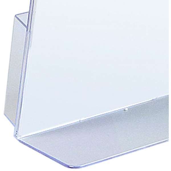 DSI L-menukortholder A4, med indstik i top - holder til M65 brochurer, Model 1220
