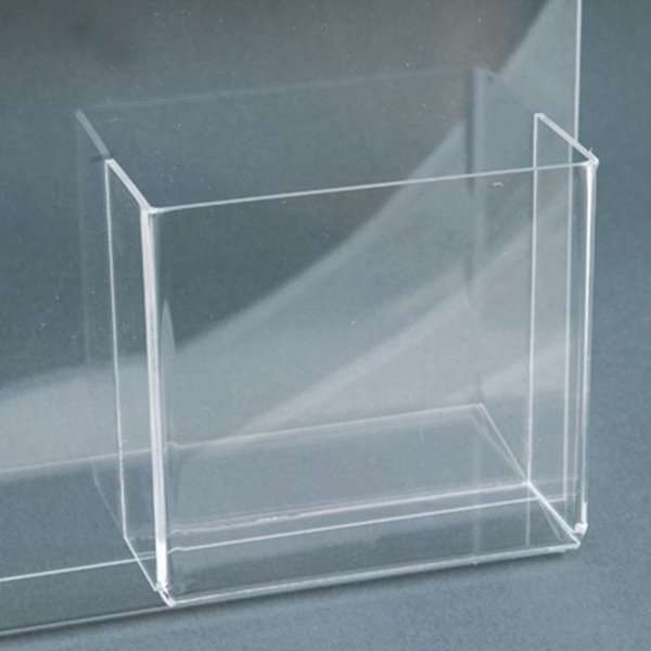 DSI L-menukortholder A4 med holder til visitkort - vertikal, Model 1219