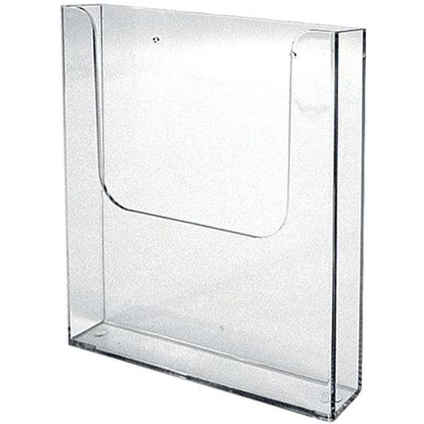 DSI Akryl Brochureholder til væg - vertikal - A5 - 14.8x21 cm, Model 1217