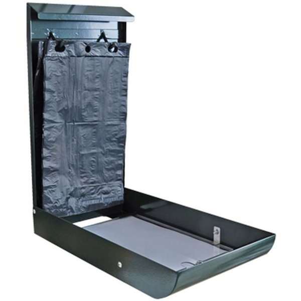 DSI Hundepose dispenser med A4 infodisplay - grå, Model 1130