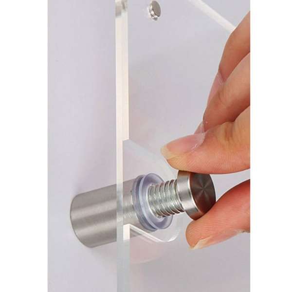 Afstandhouders tot Acryl Wandlijst (4 stuks per pakket)