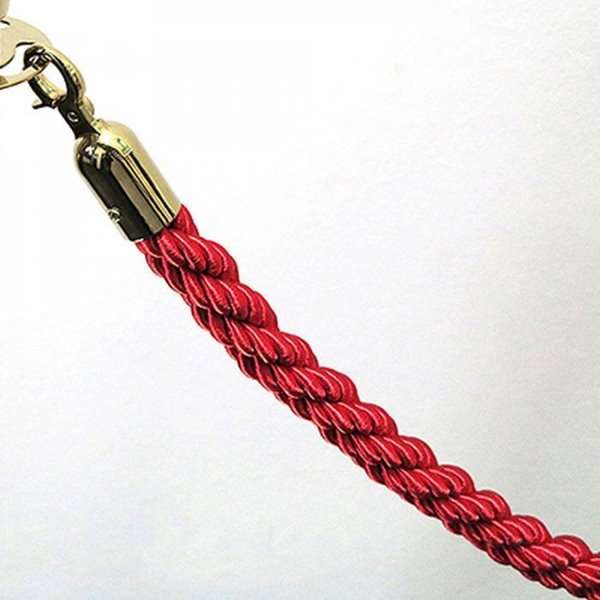 DSI Crowd control stand with top for rope - Gold, Model 1024