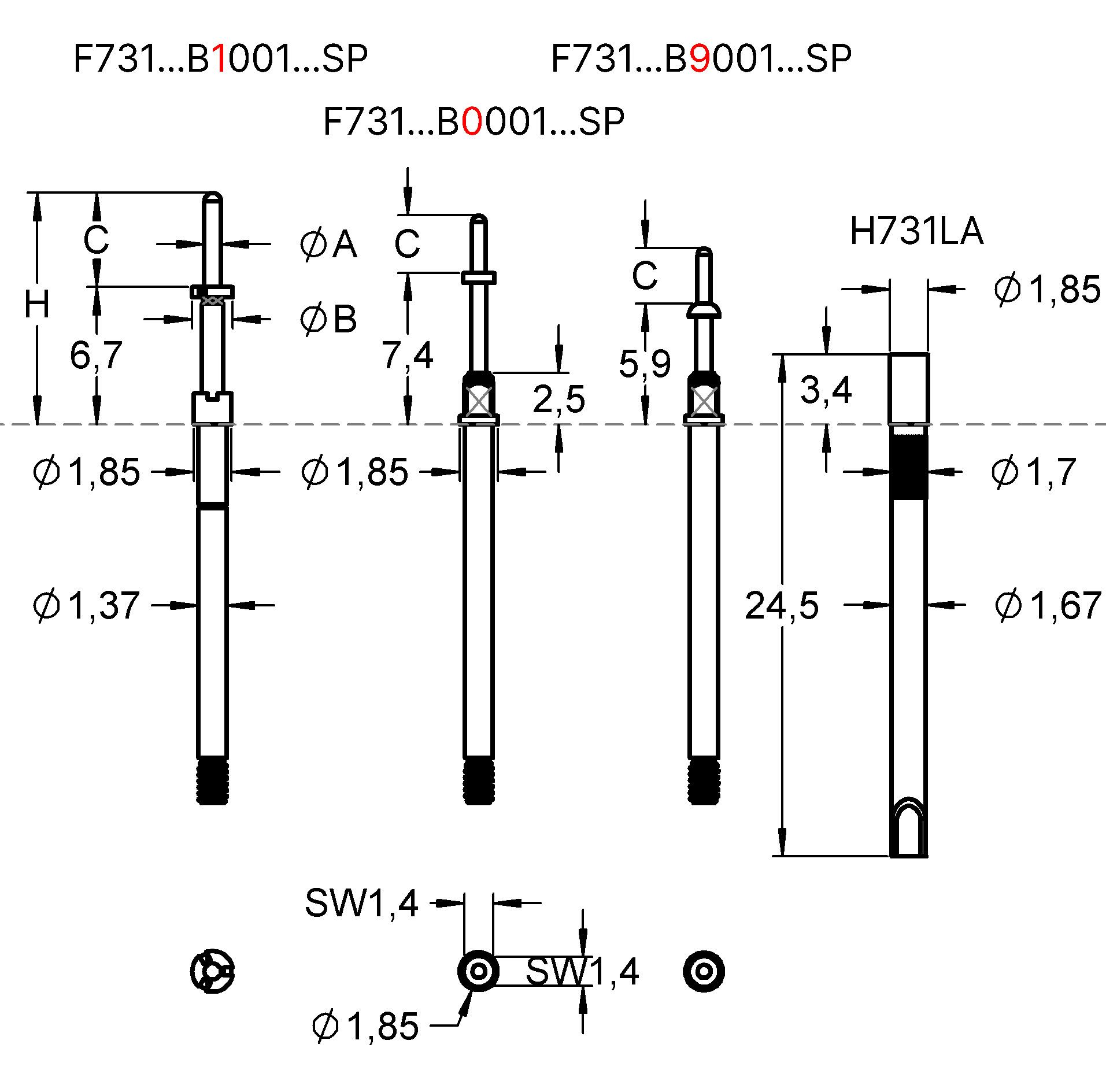 F73111B0011G300SP | FEINMETALL