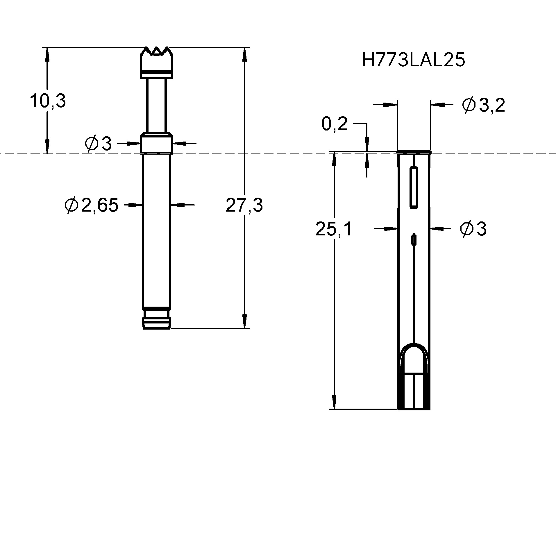 HCF77307B300G300 ファミリー図面