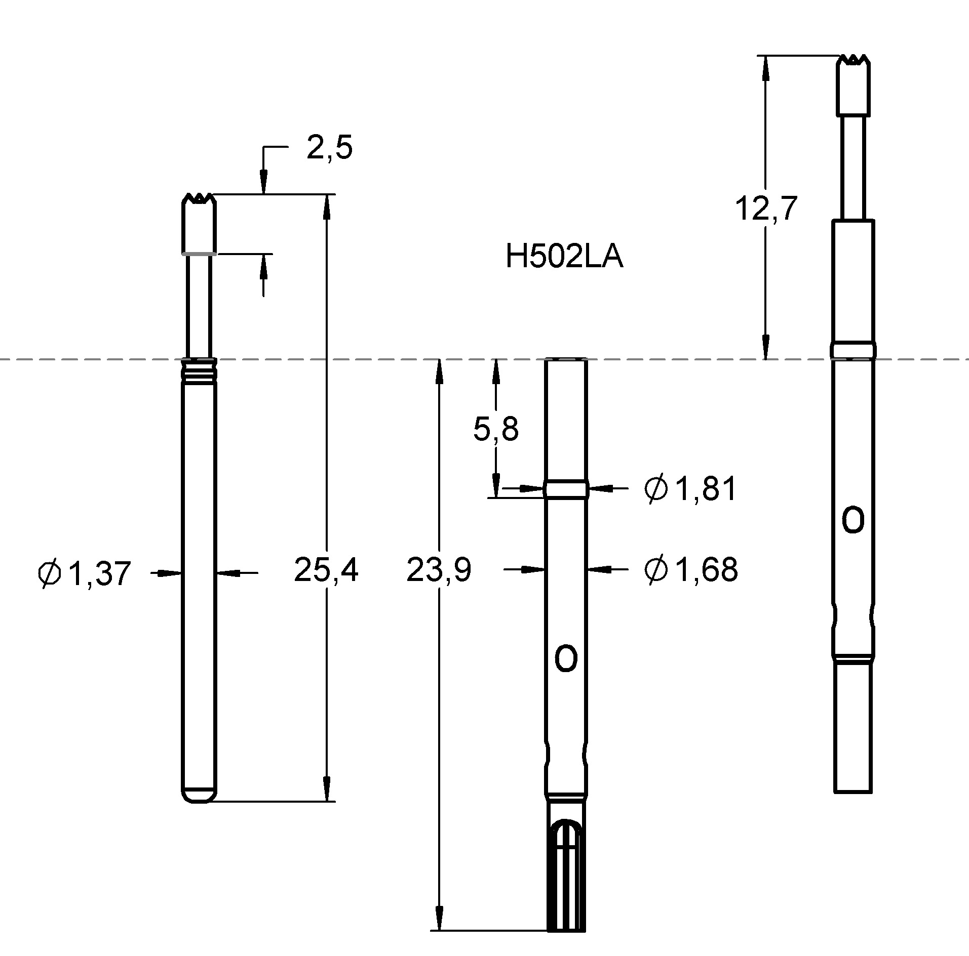 F77115B180G150 Désignation de la famille