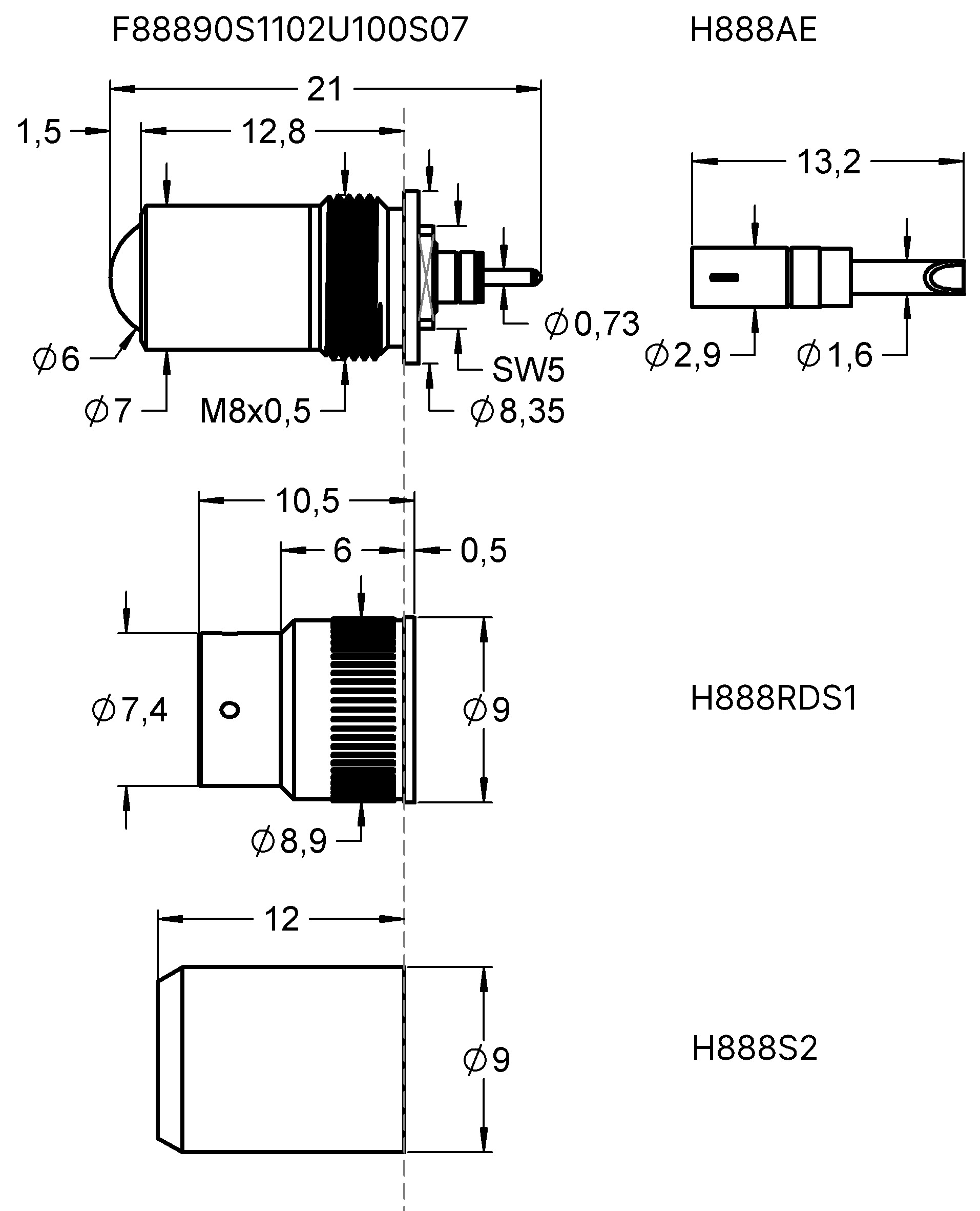 H888S2 Familienzeichnung