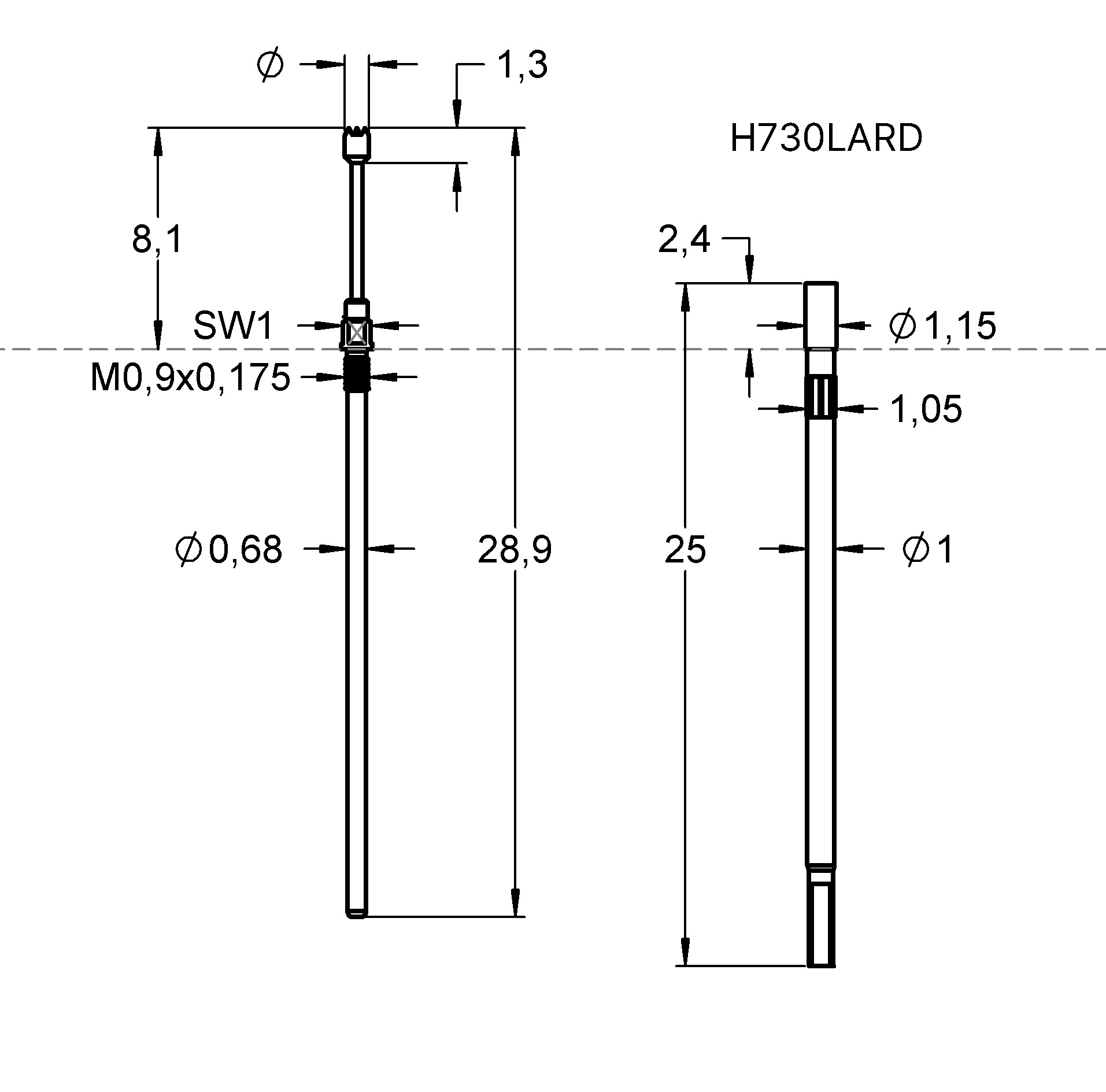 F73012B075G110 Family designation