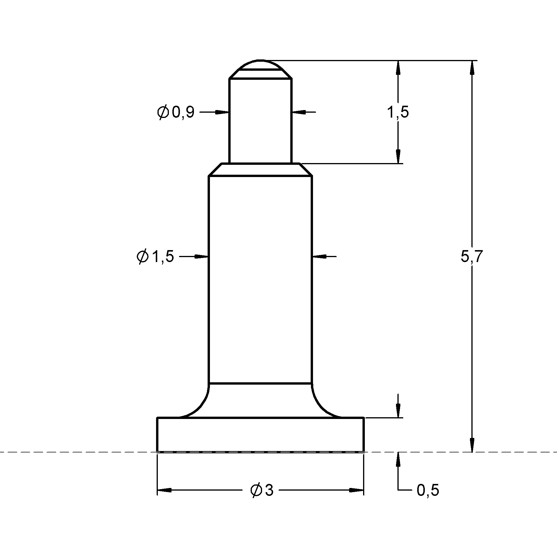 P15011B090G065BL057ST Bản vẽ gia đình