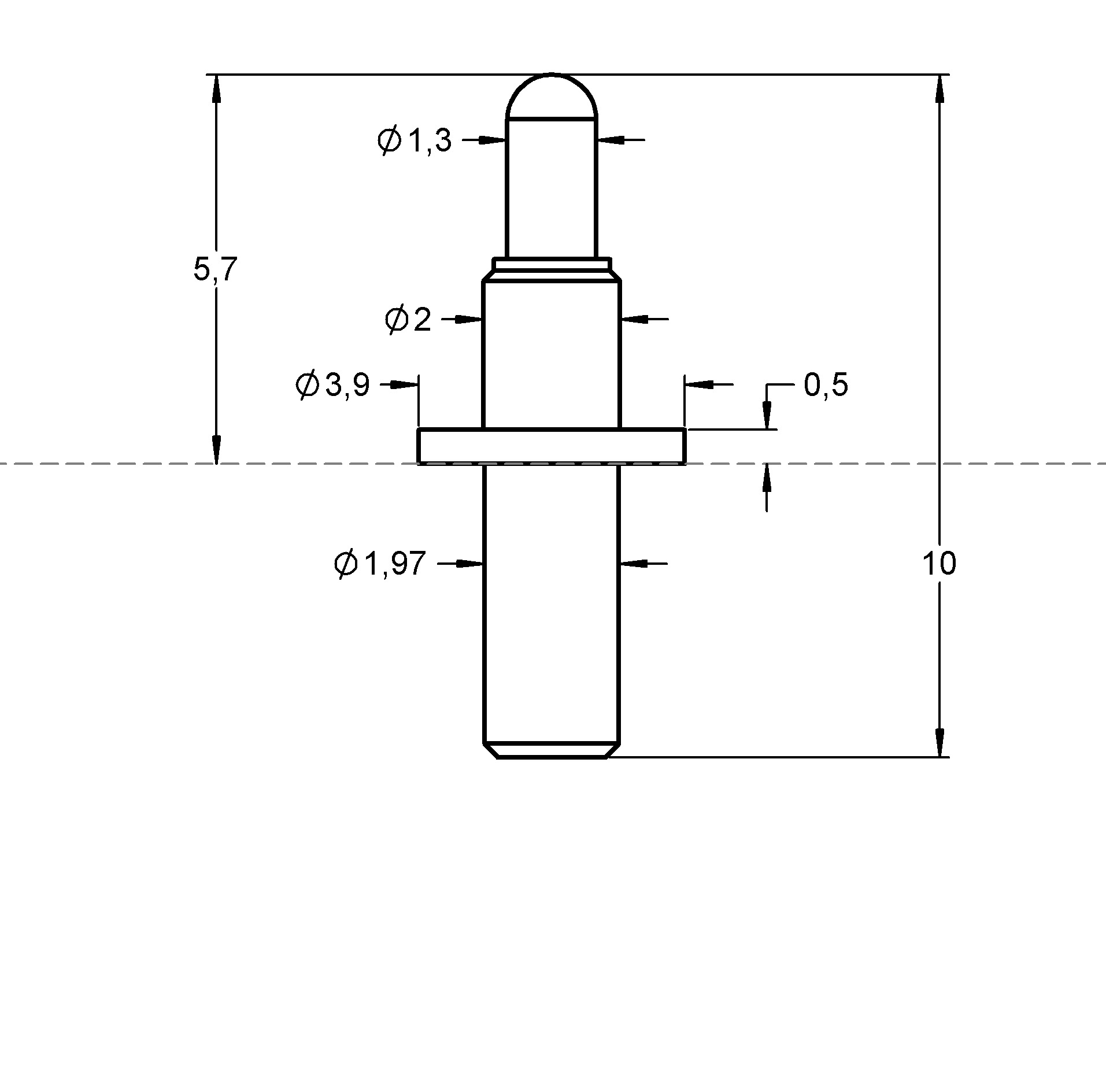 P19711B130G170ML100ST 家族图示