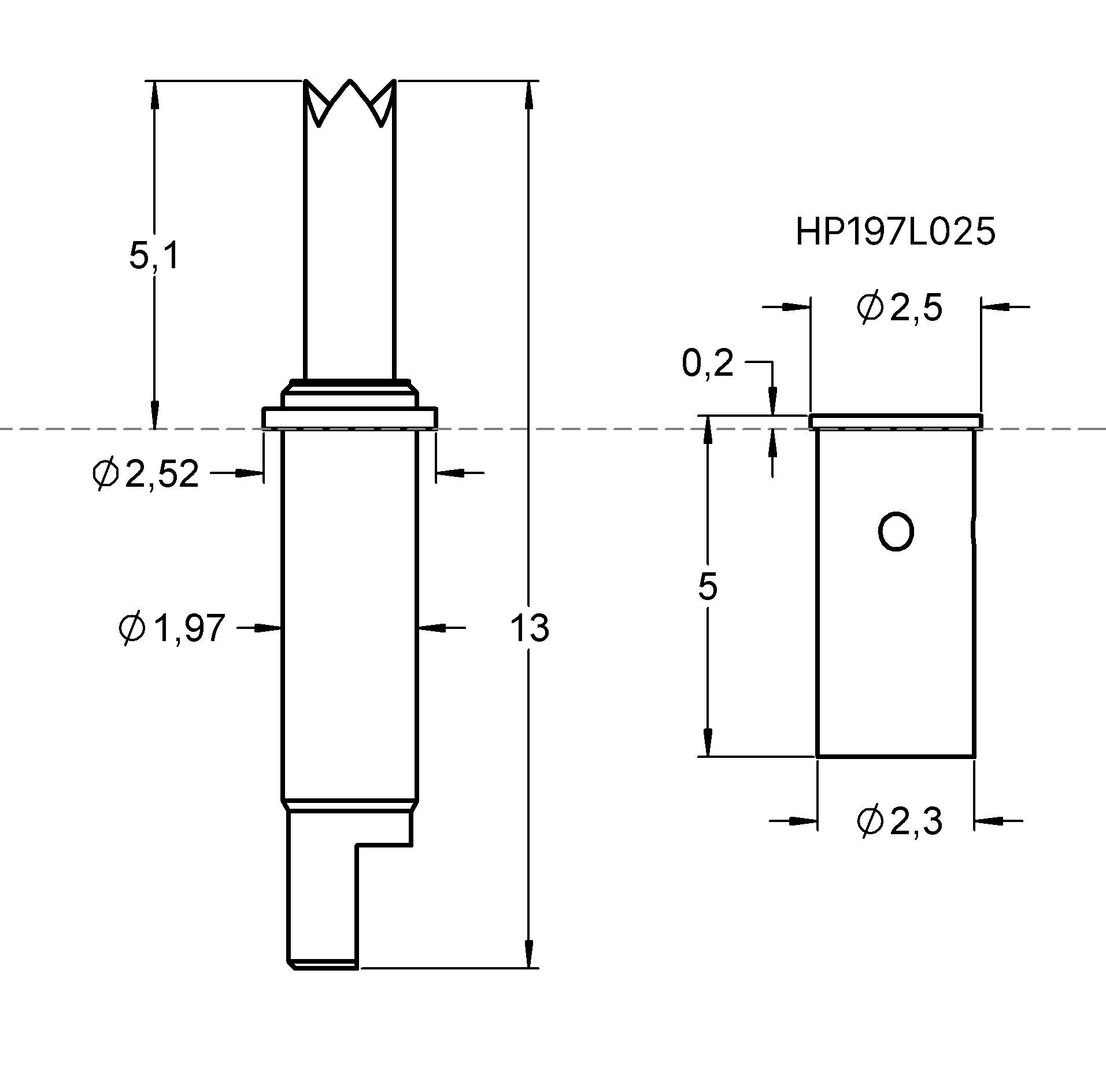P19721B130G050TL130LA Bản vẽ gia đình