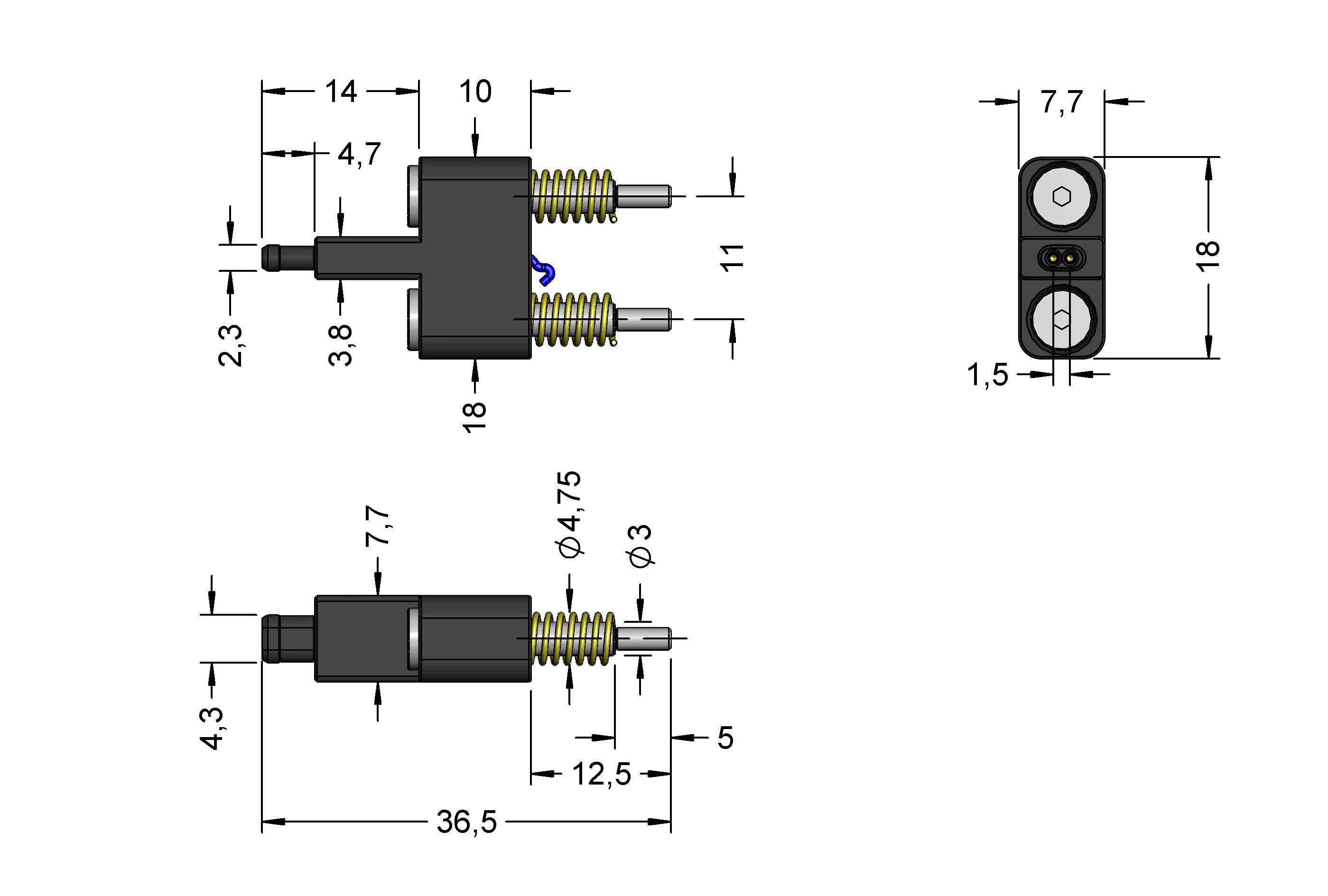 TC77 MTD-M 01 DR S ファミリー図面