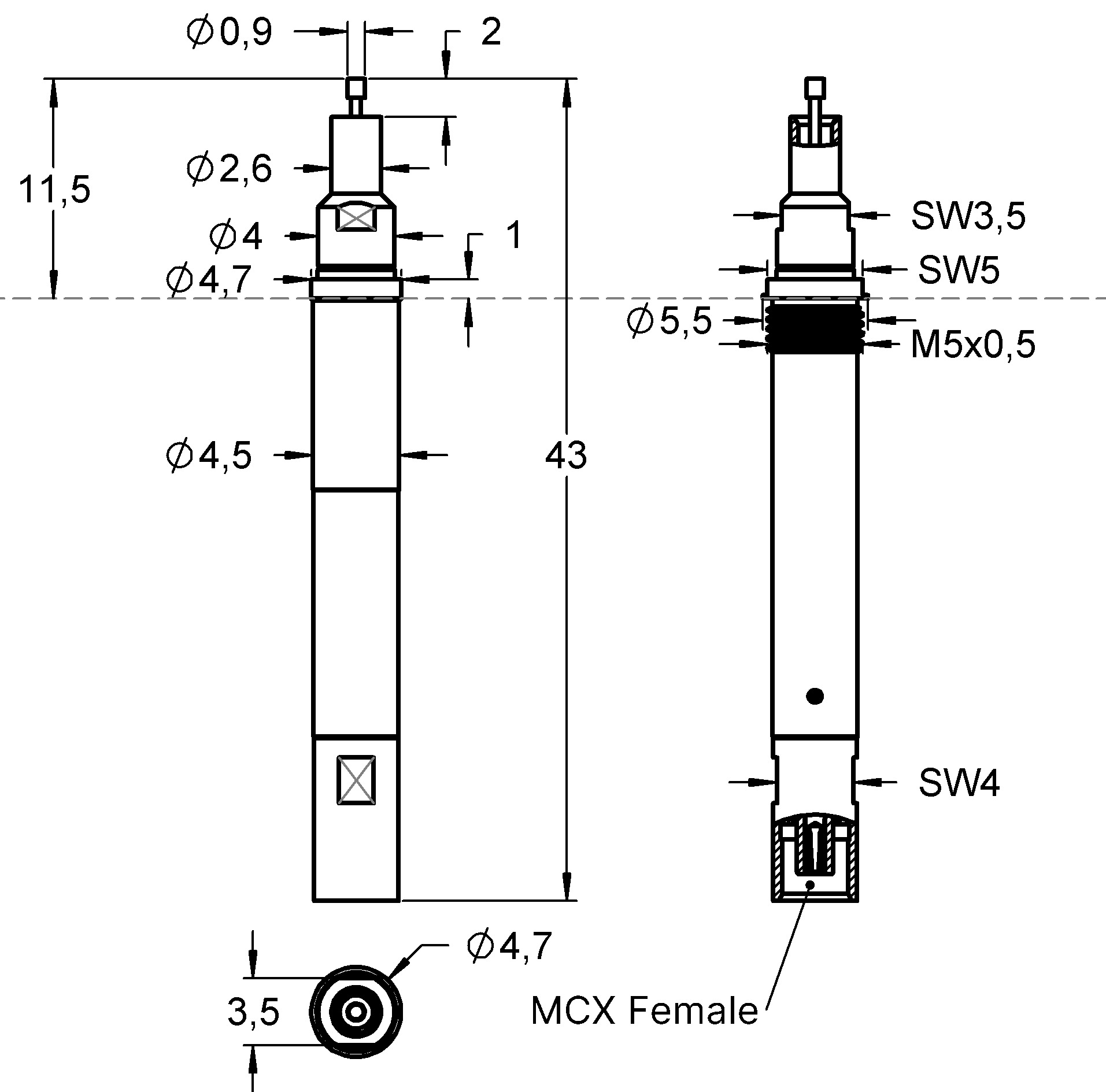 HF860UFLm015G530MCXfS 제품군 도면