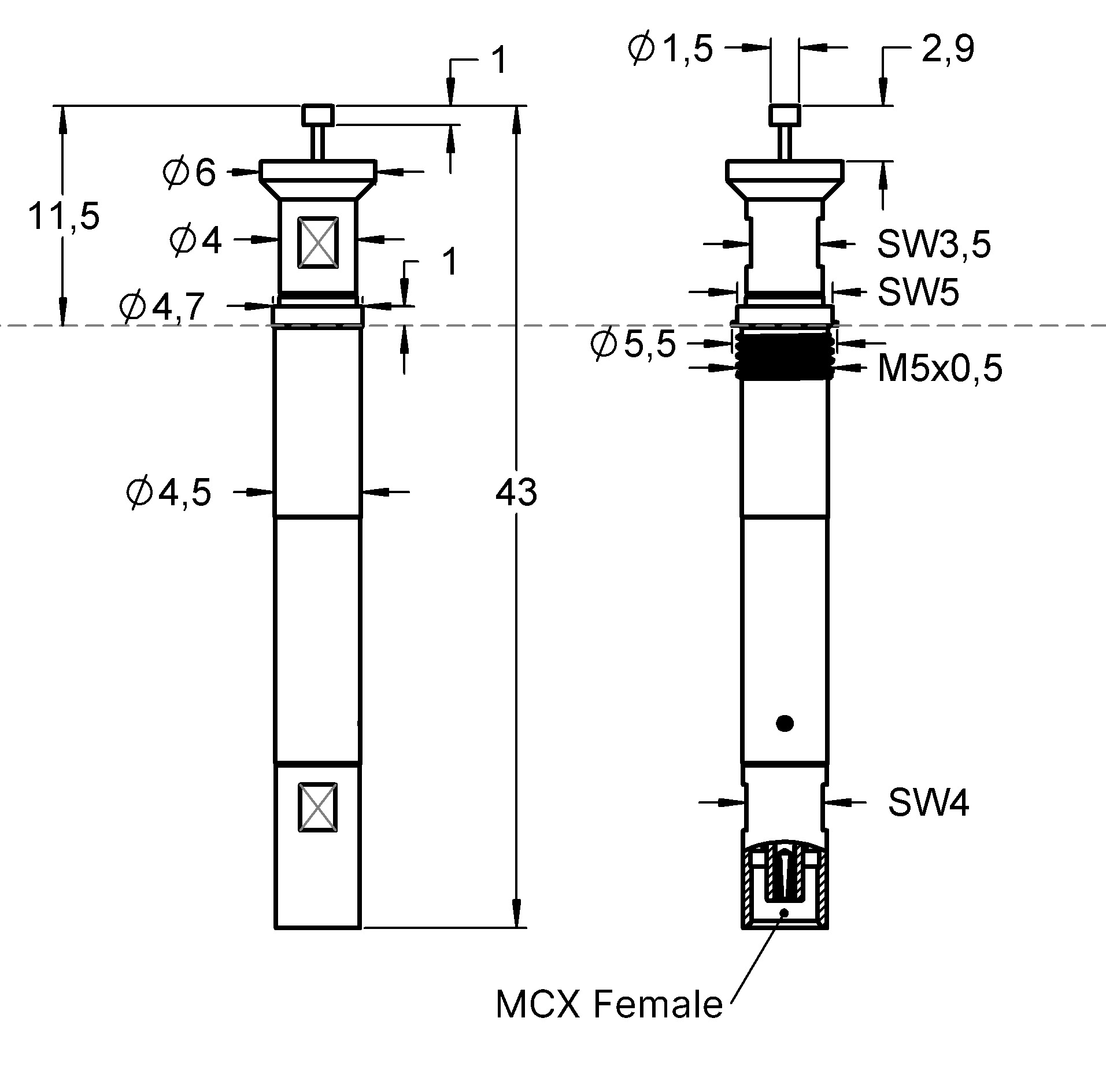HF860BMAm014G530MCXfS Denominación de la familia