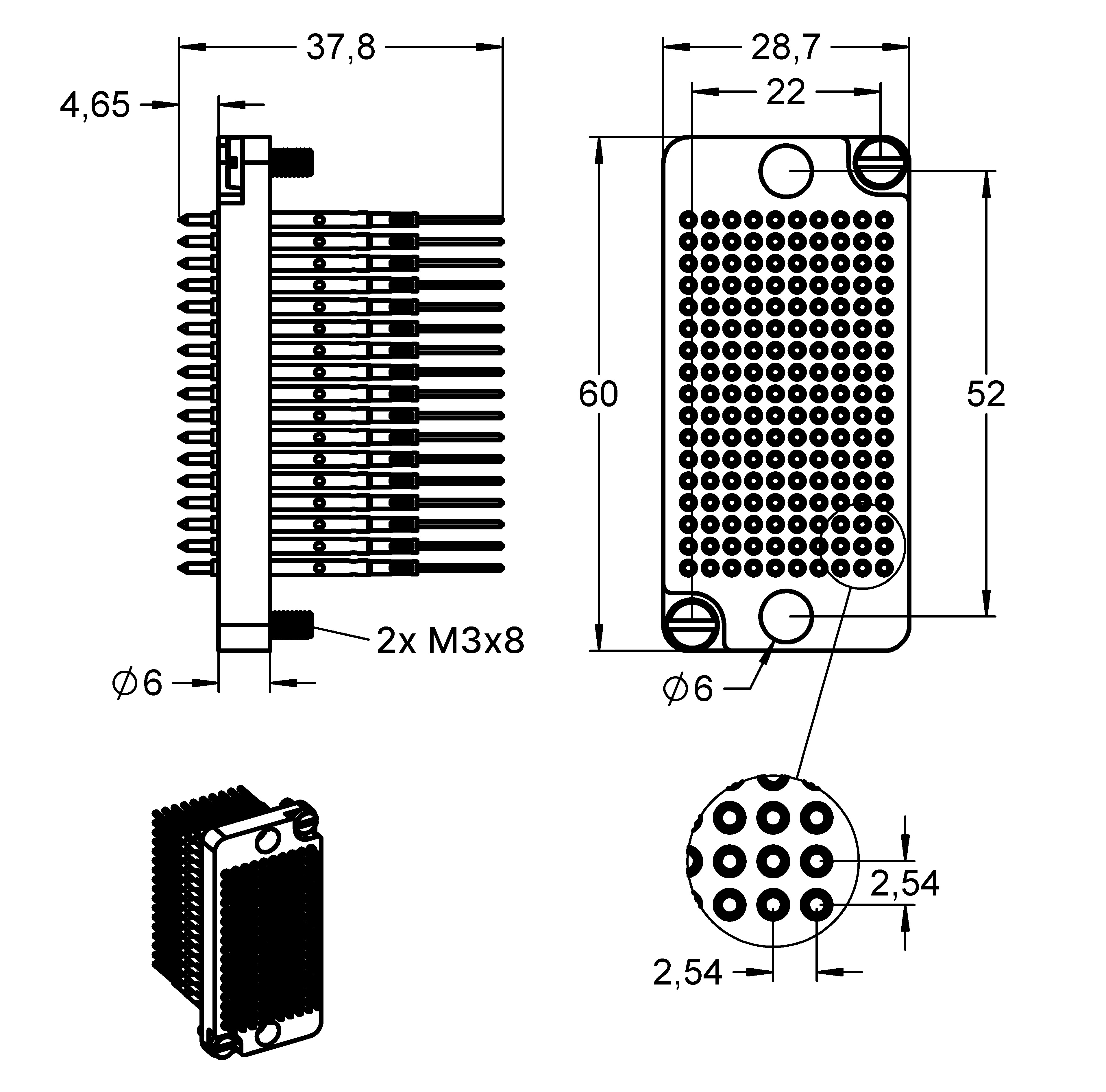 IB-R-SB-170-4A-WW-03-FX 제품군 도면