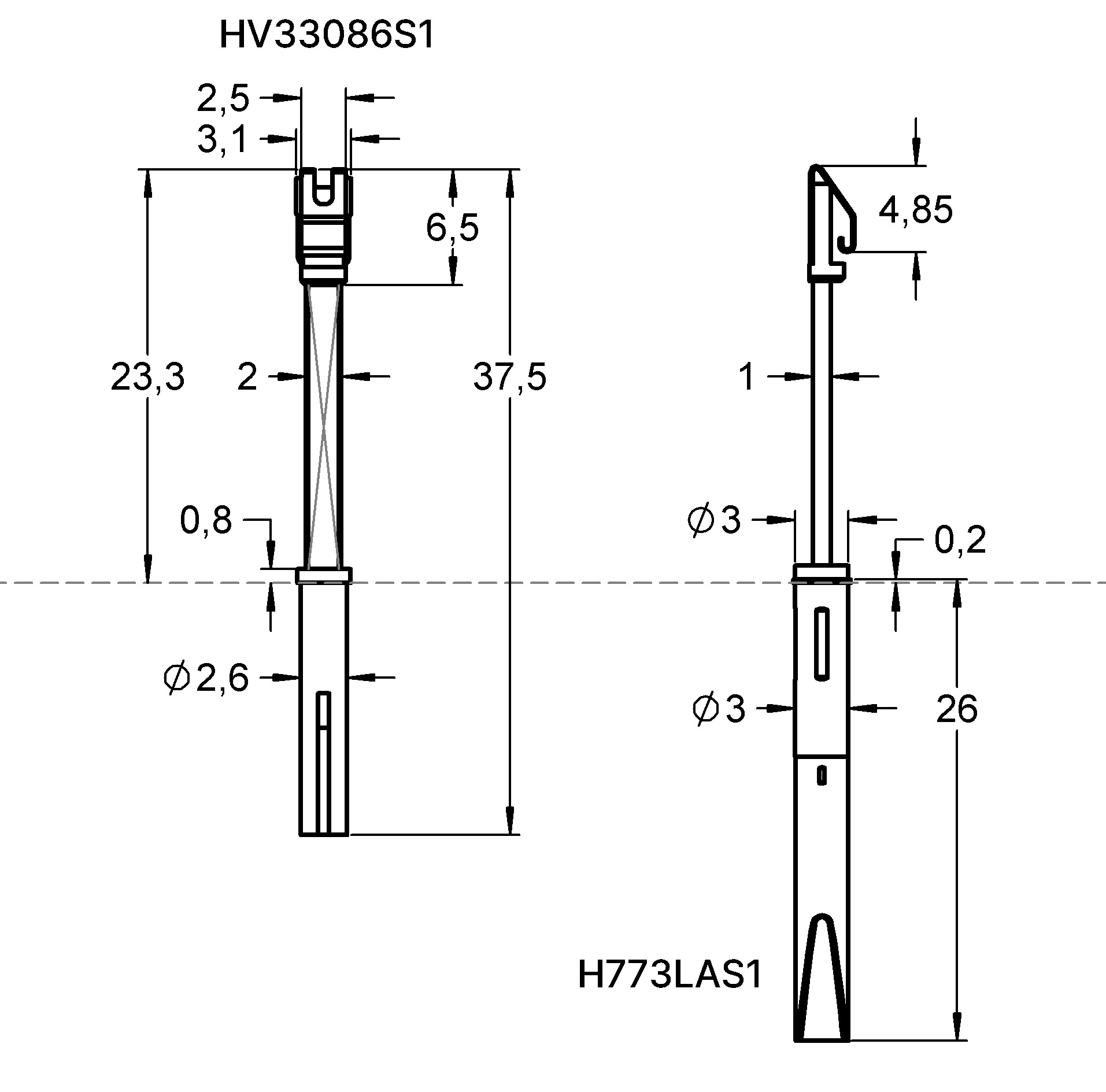H773LAS1 Familienzeichnung