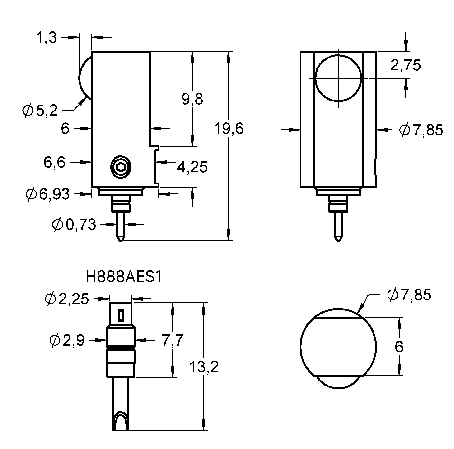 H888AES1 家族图示