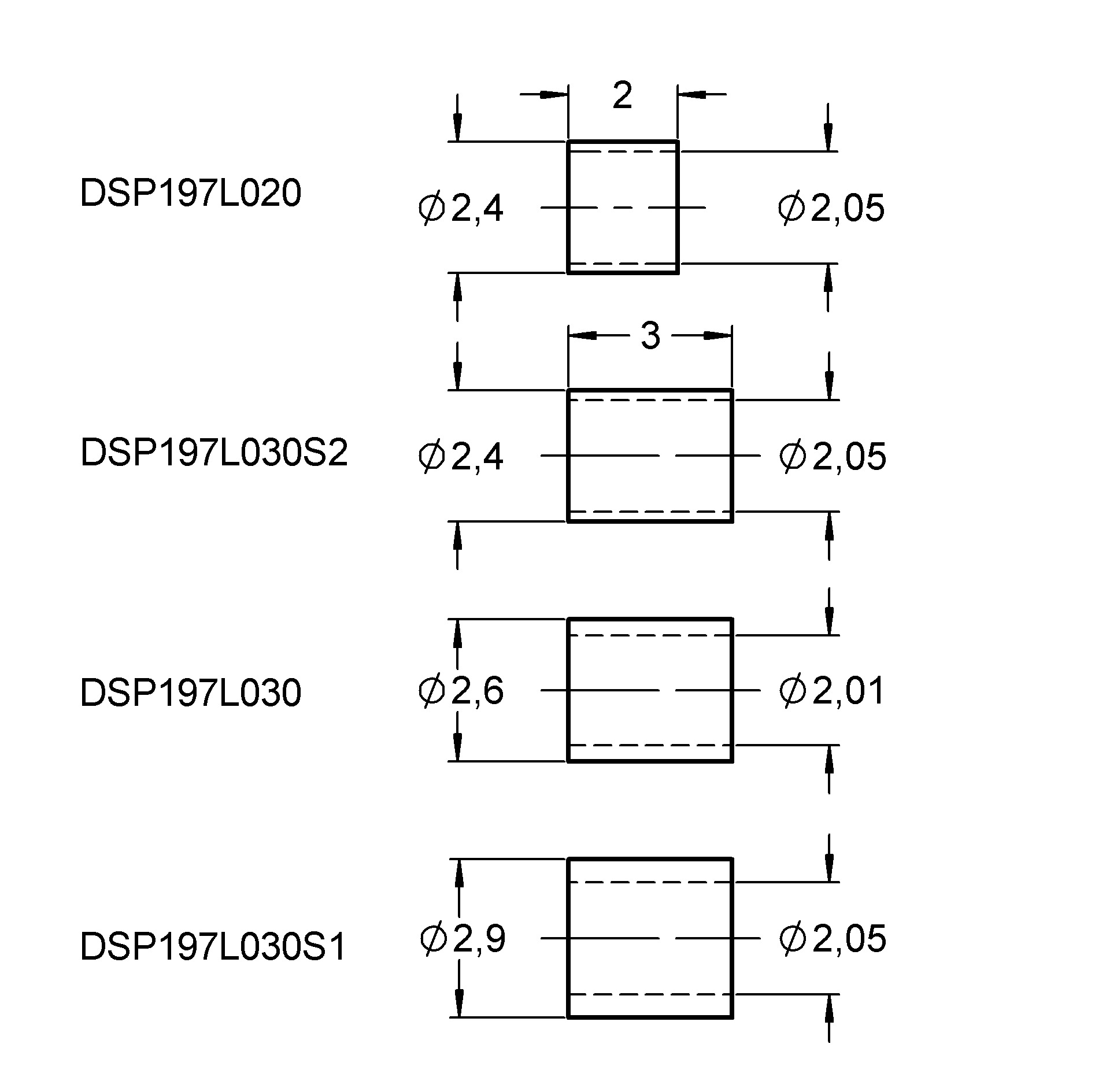 DSP197L030S1 Bản vẽ gia đình