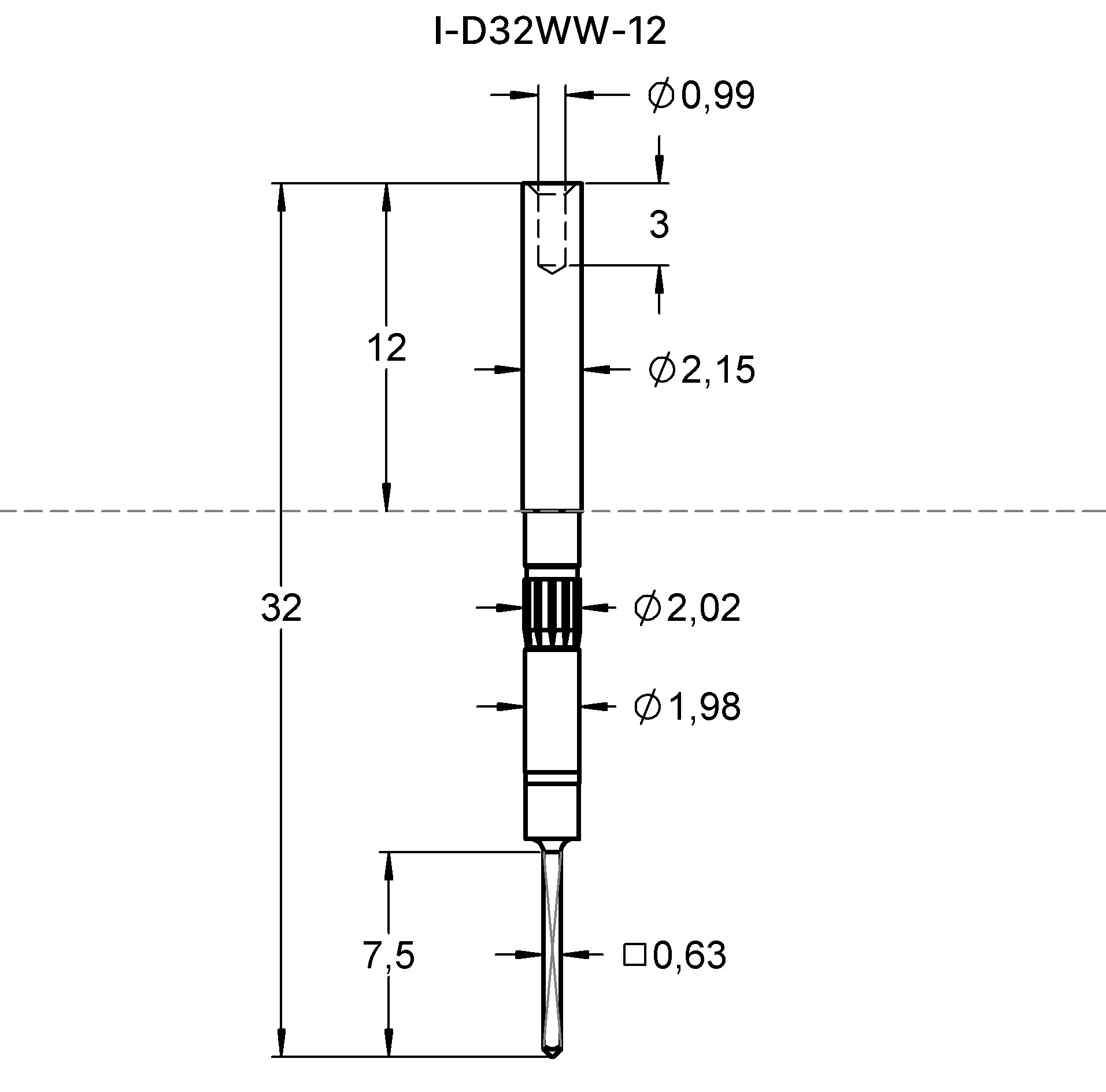 I-D32WW-12 Bản vẽ gia đình