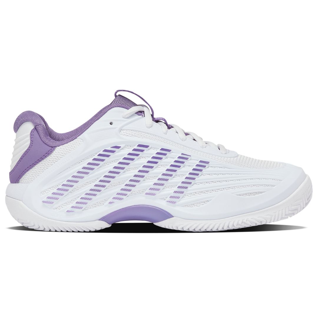 K-Swiss Hypercourt Express 3 Clay Women White/Purple Haze - Tennis sko
