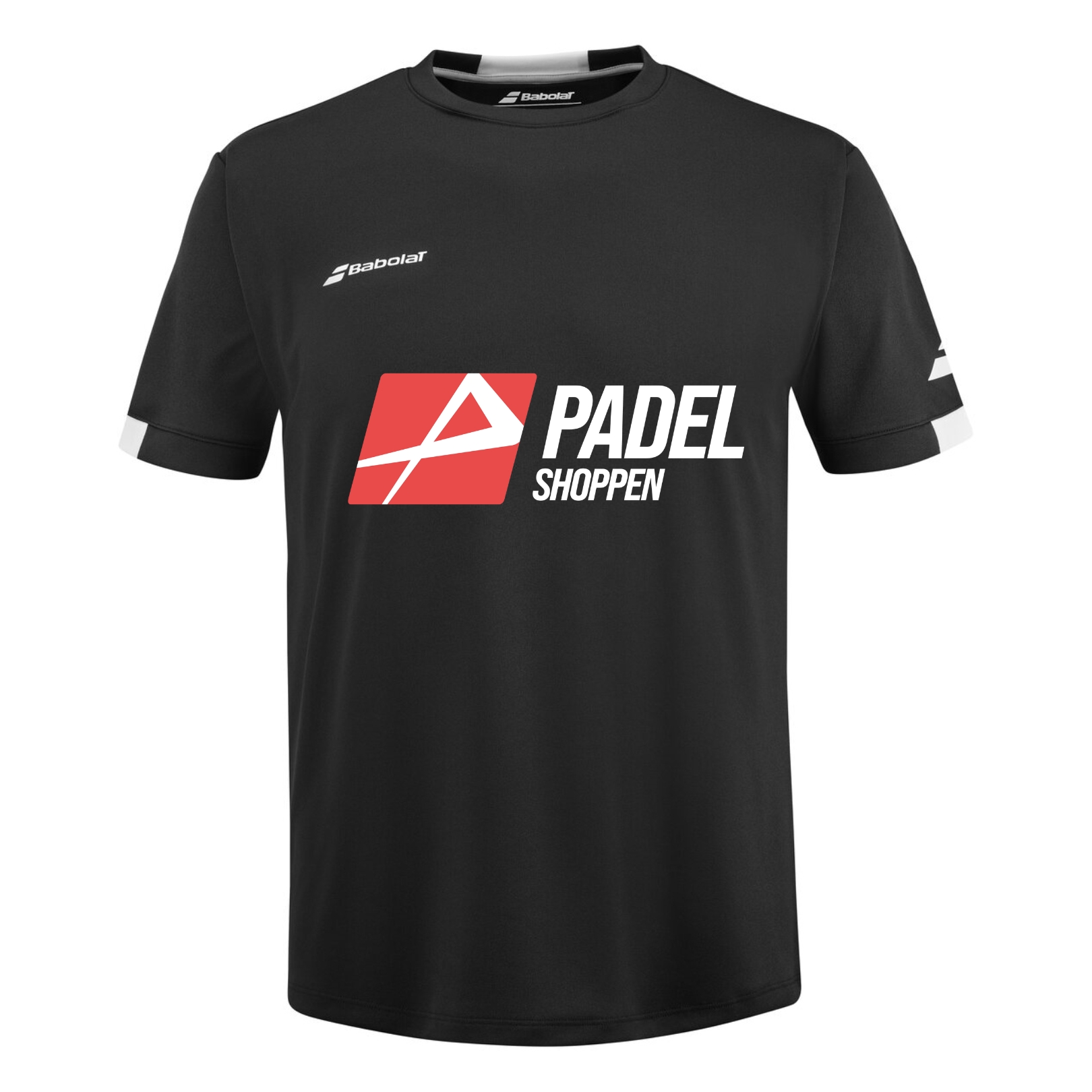 Padelshoppen X Babolat Play Crew Neck Tee White 5841