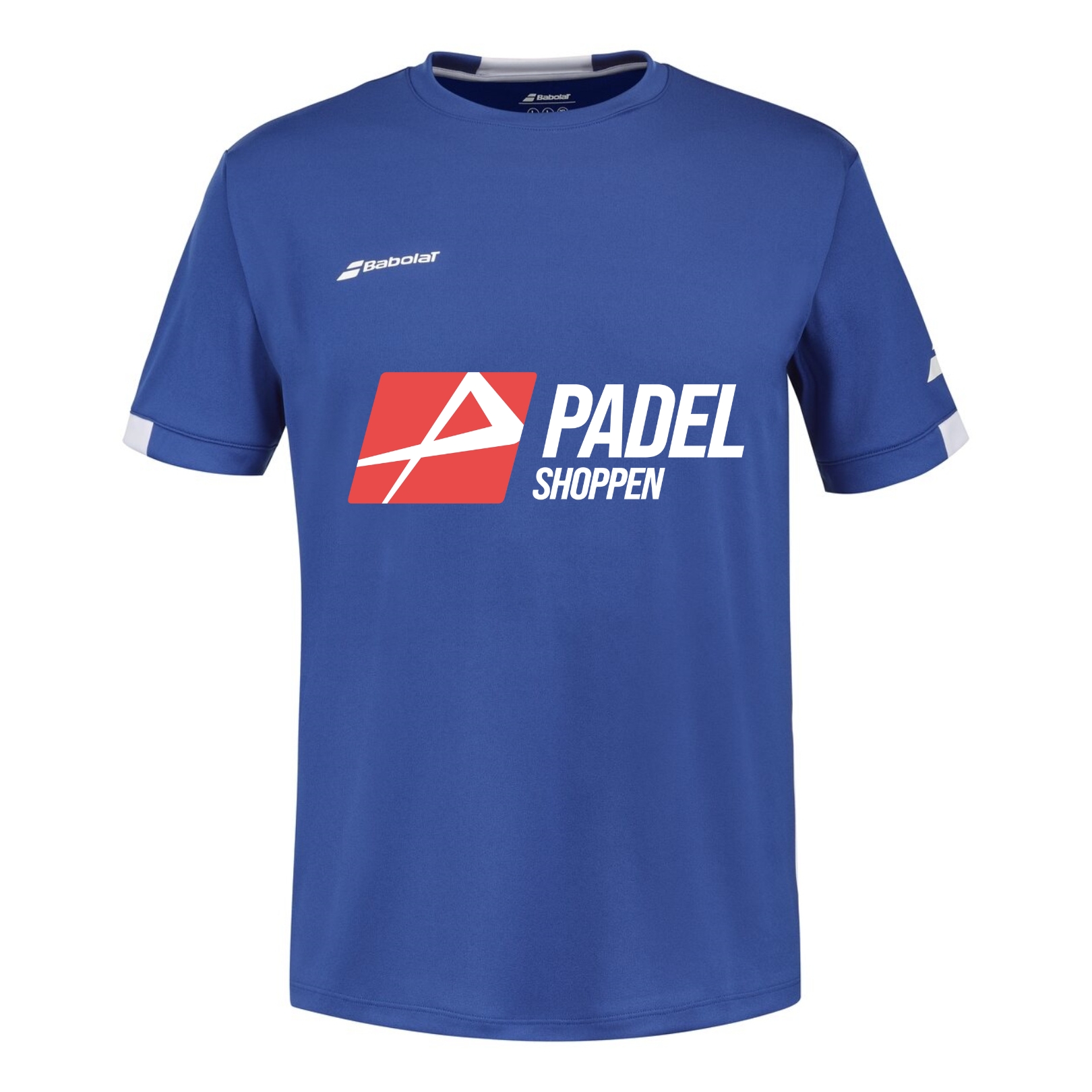 Padelshoppen X Babolat Play Crew Neck Tee Sodalite Blue 5839