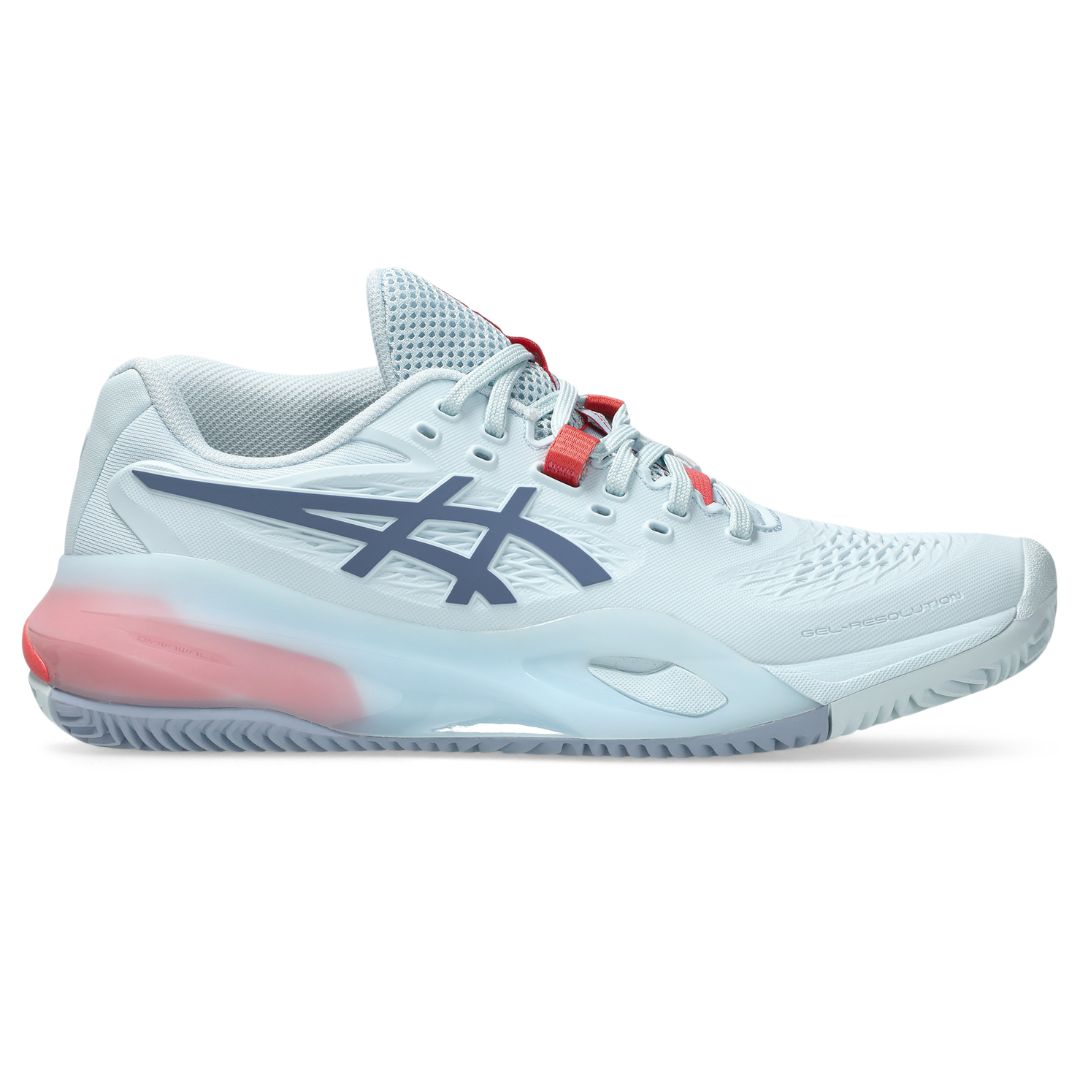 Asics Gel-Resolution X Clay - Dame Tennissko - Lyseblå