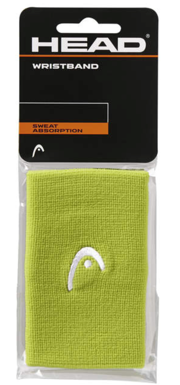 HEAD Double Svettband 2-pack Lime