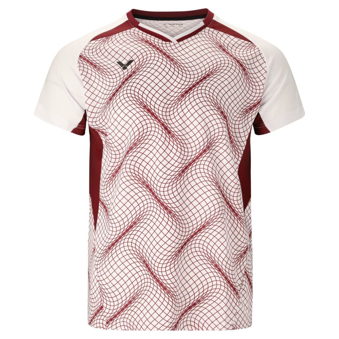 Victor T-60000 TD T-shirt White - Badminton tøj