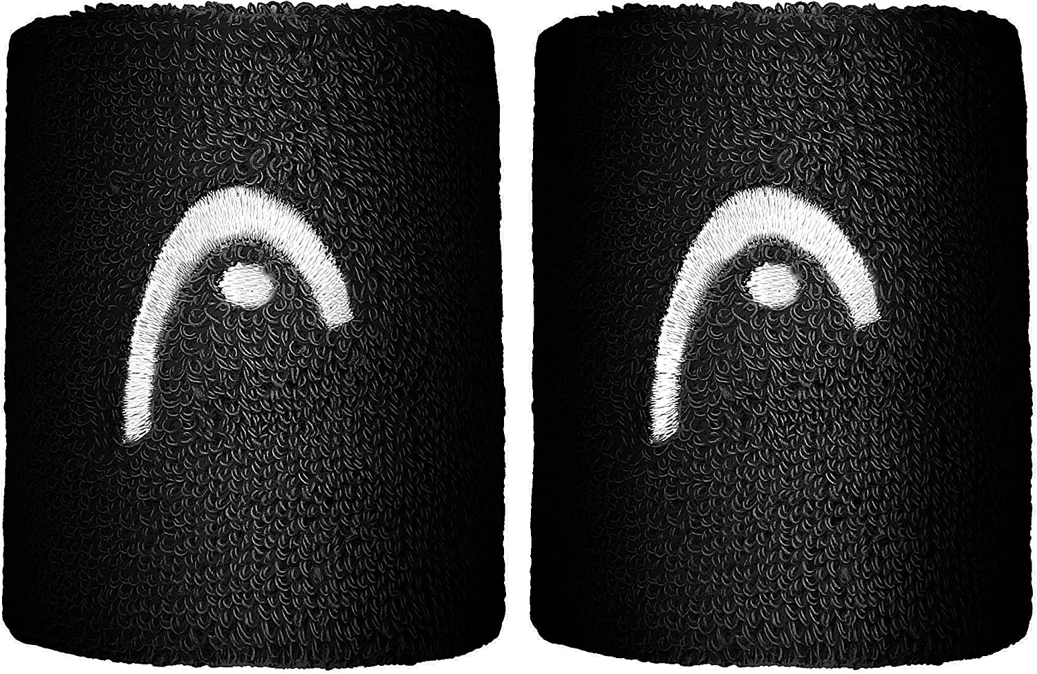 Head Svettband Svart 2-pack