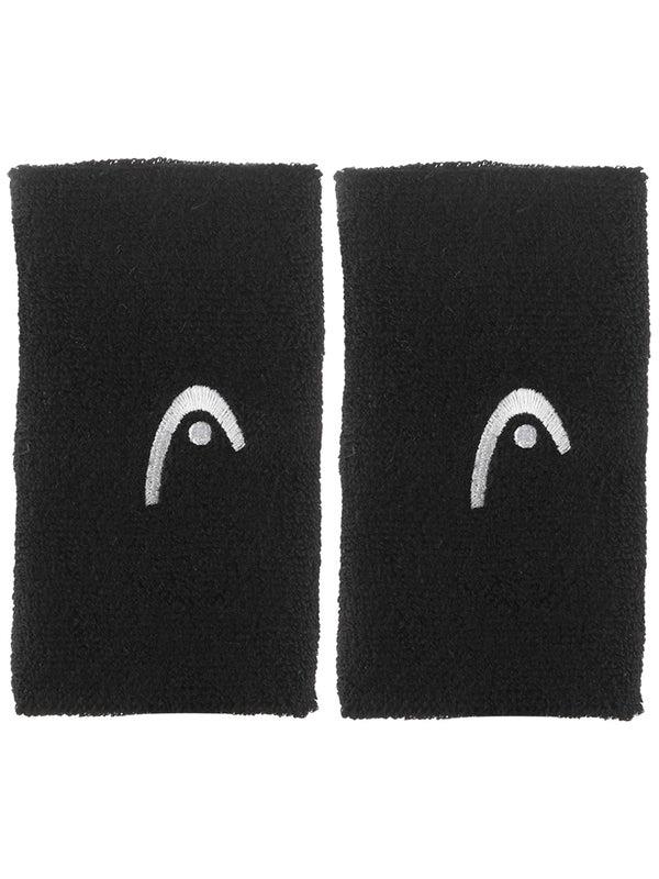 Head Double Svettband Svart 2-pack