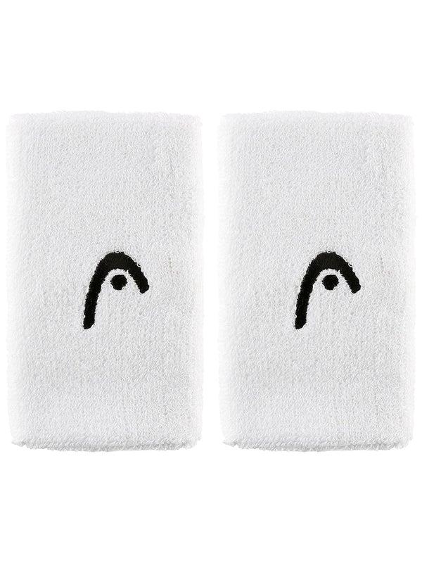 Head Double Svettband Vit 2-pack