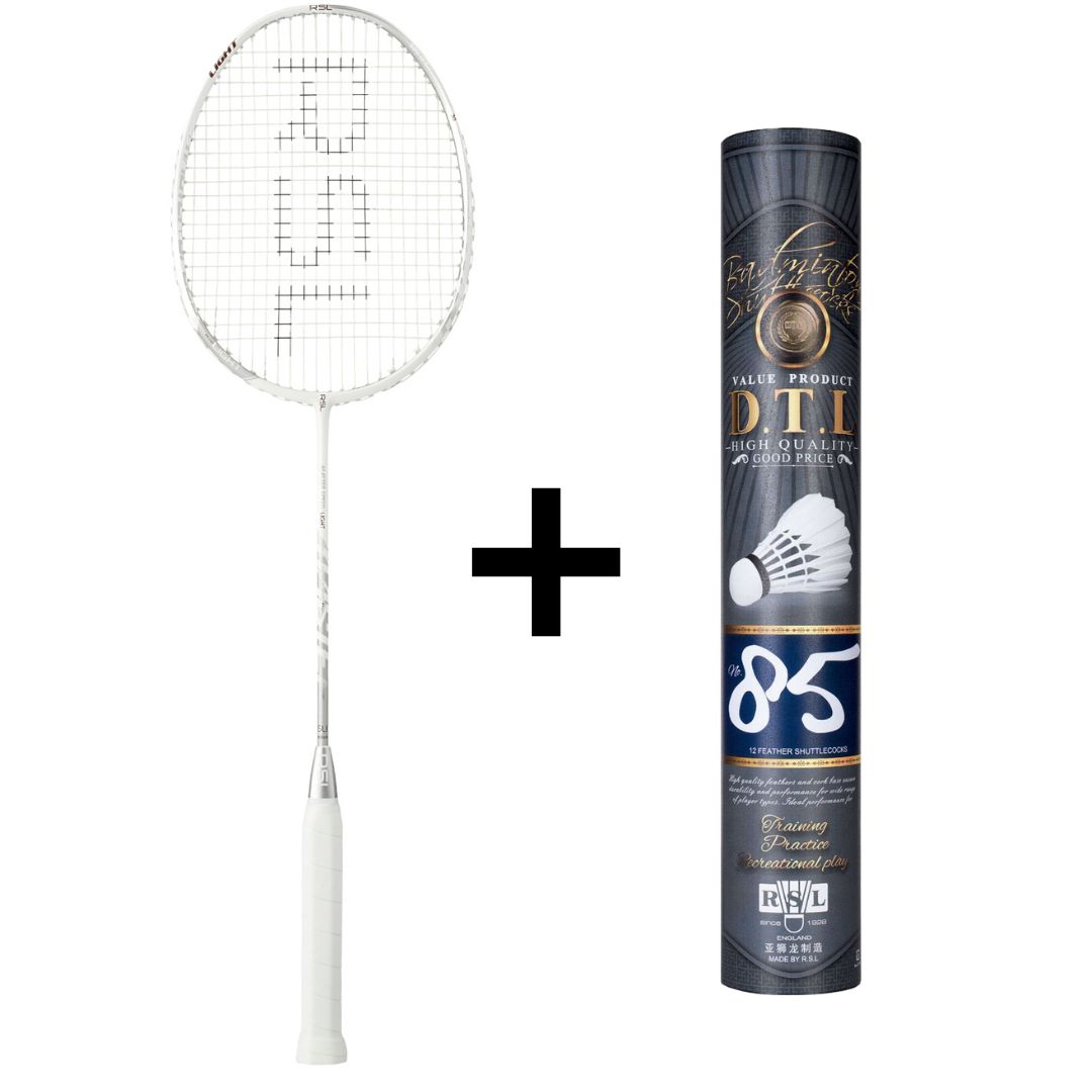 RSL Master Speed Light V2 Badmintonketcher - Hvid