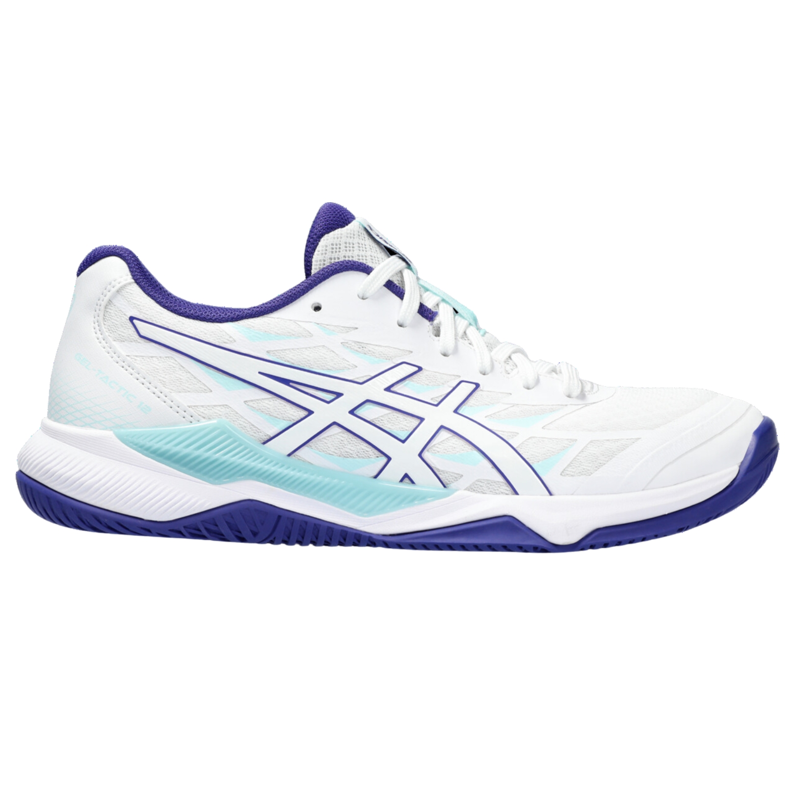 Asics Gel-Tactic 12 Women White/Eggplant 5697