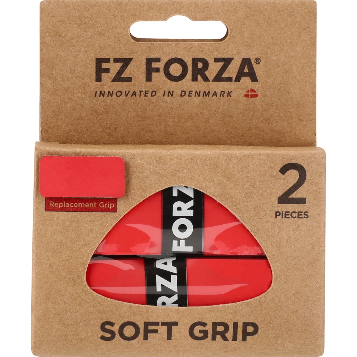 Forza Soft Grip 2-Pack Red - Badminton greb