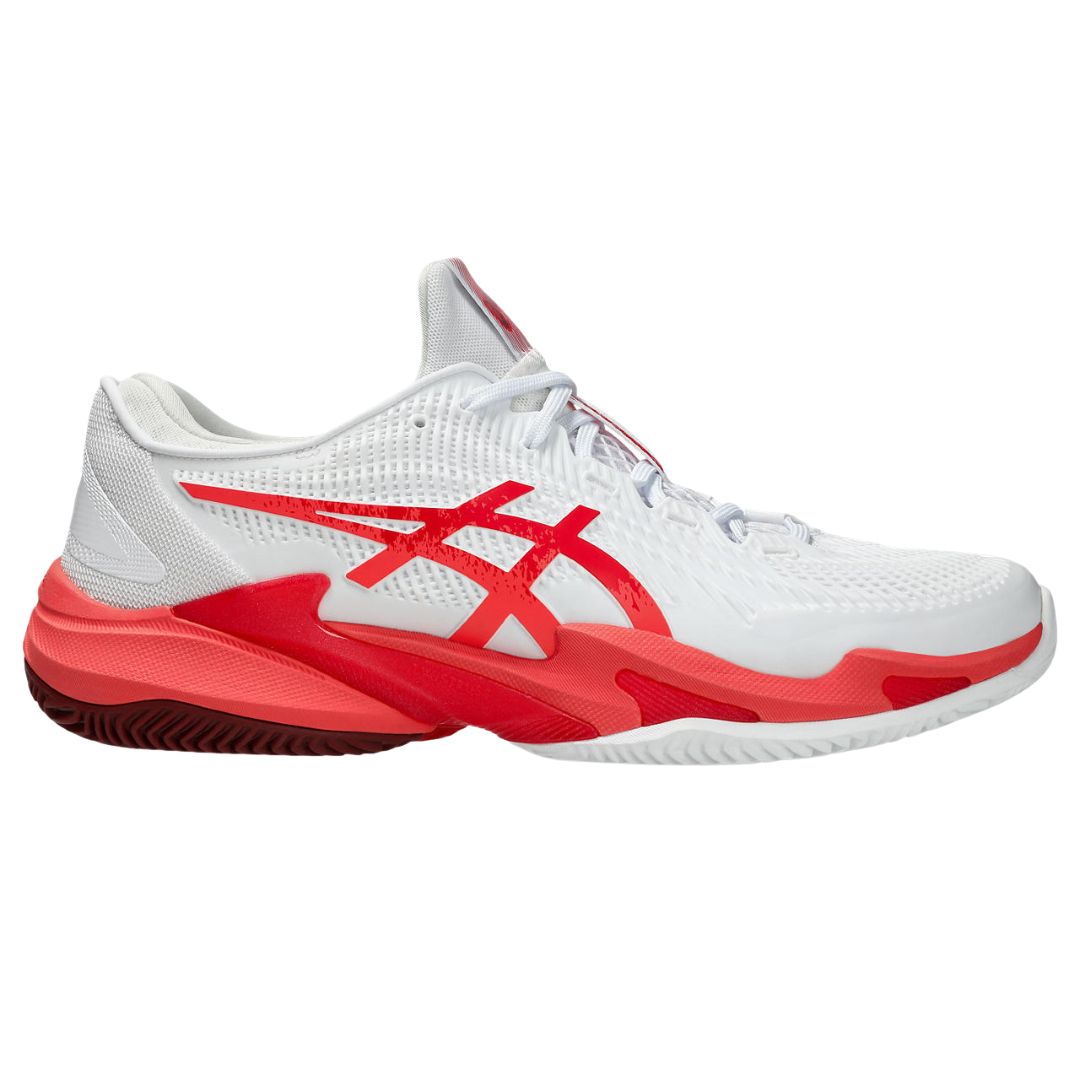 Asics Court FF 3 Novak Clay - White/Electric Red