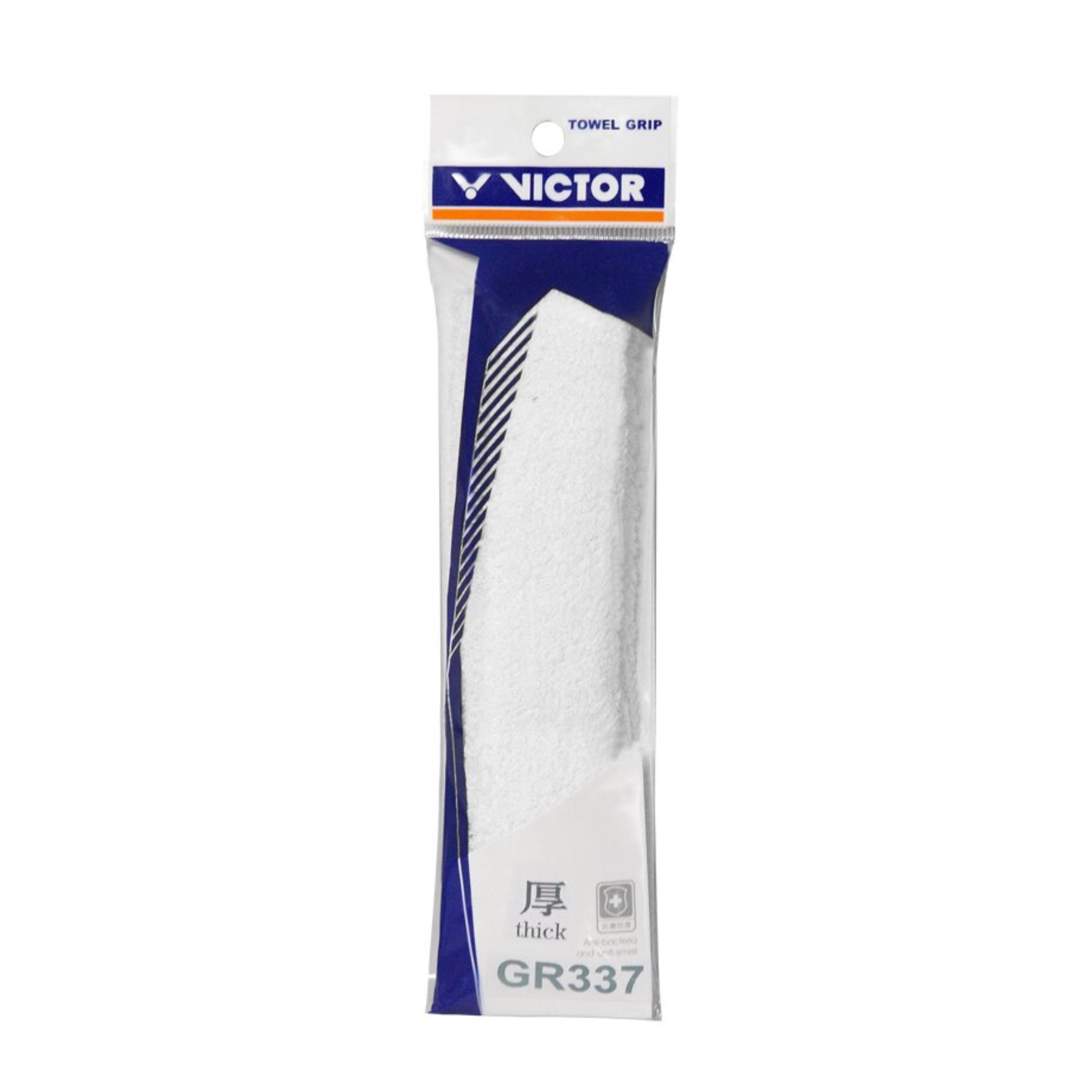 Victor GR337 Towel Grip White - Badminton greb