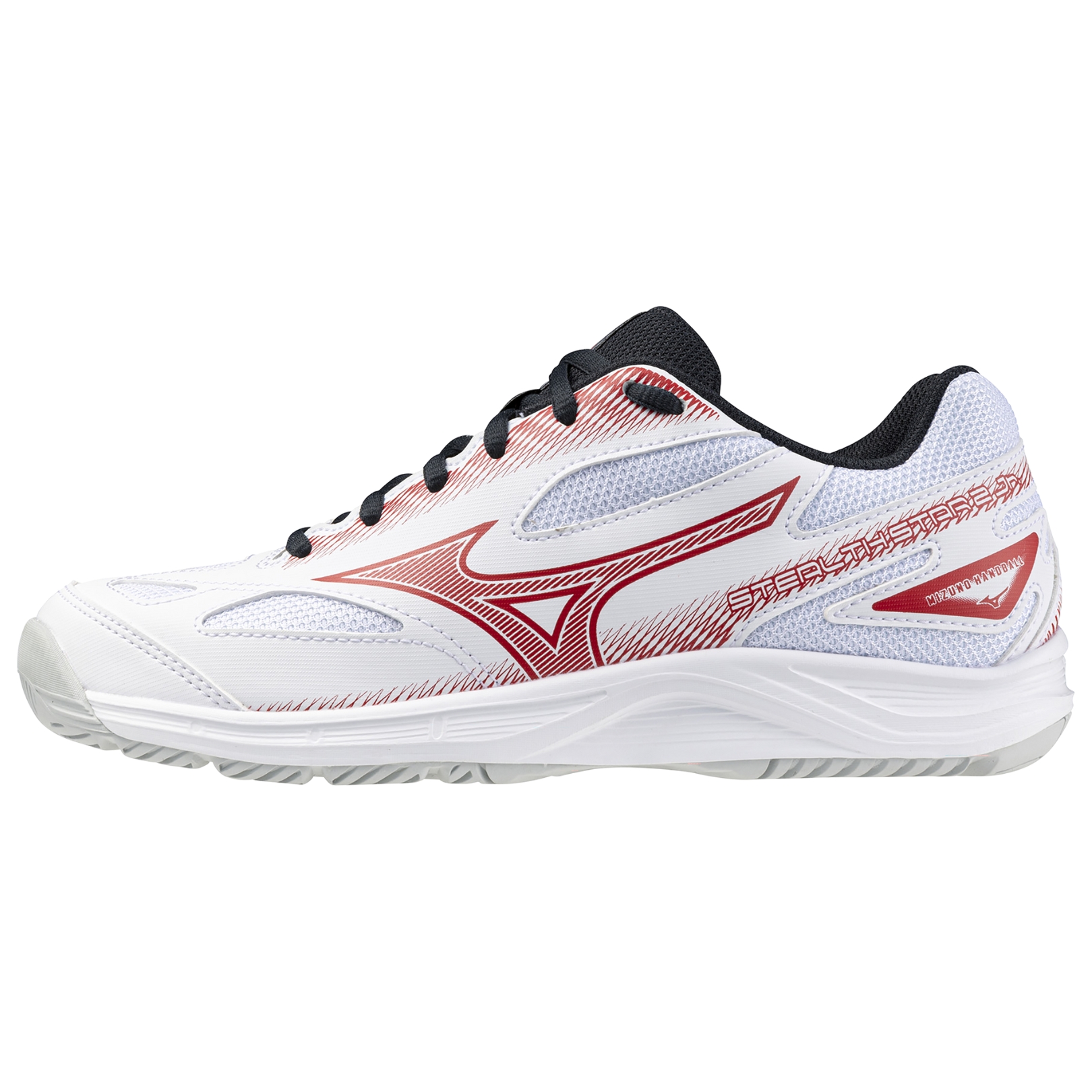 Mizuno Stealth Star 2 Junior White/Salsa/Black 2581