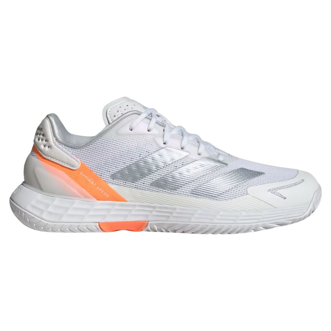 Adidas Defiant Speed 2 - Dame Tennisko - Hvid/Orange