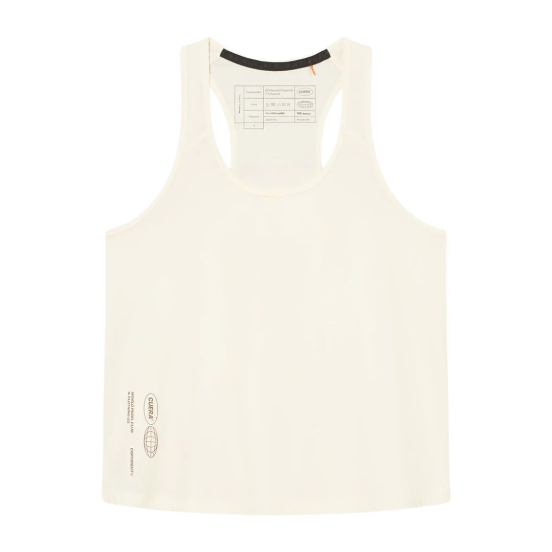 Cuera Oncourt Airy Tank Top Dame - Off White