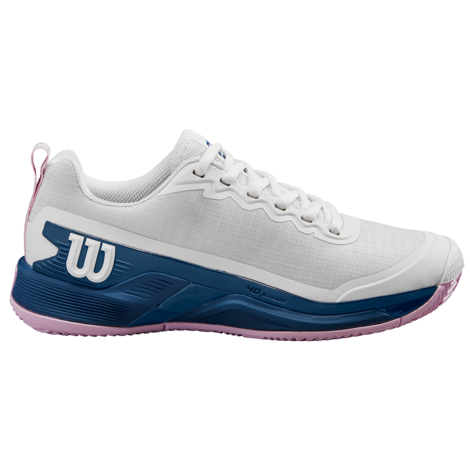 Wilson Rush Pro 4.5 Clay Women White/Ensign Blue/Pirouette 4940