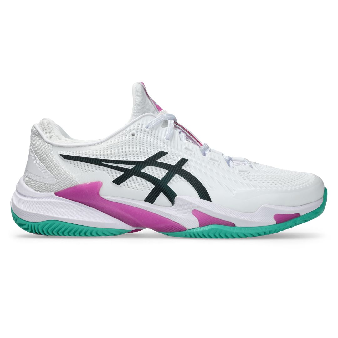 Asics Court FF 3 Clay - Dame Tennis-sko - White/Digital Sakura Asics Court FF 3 Clay - Dame Tennis-sko - White/Digital Sakura