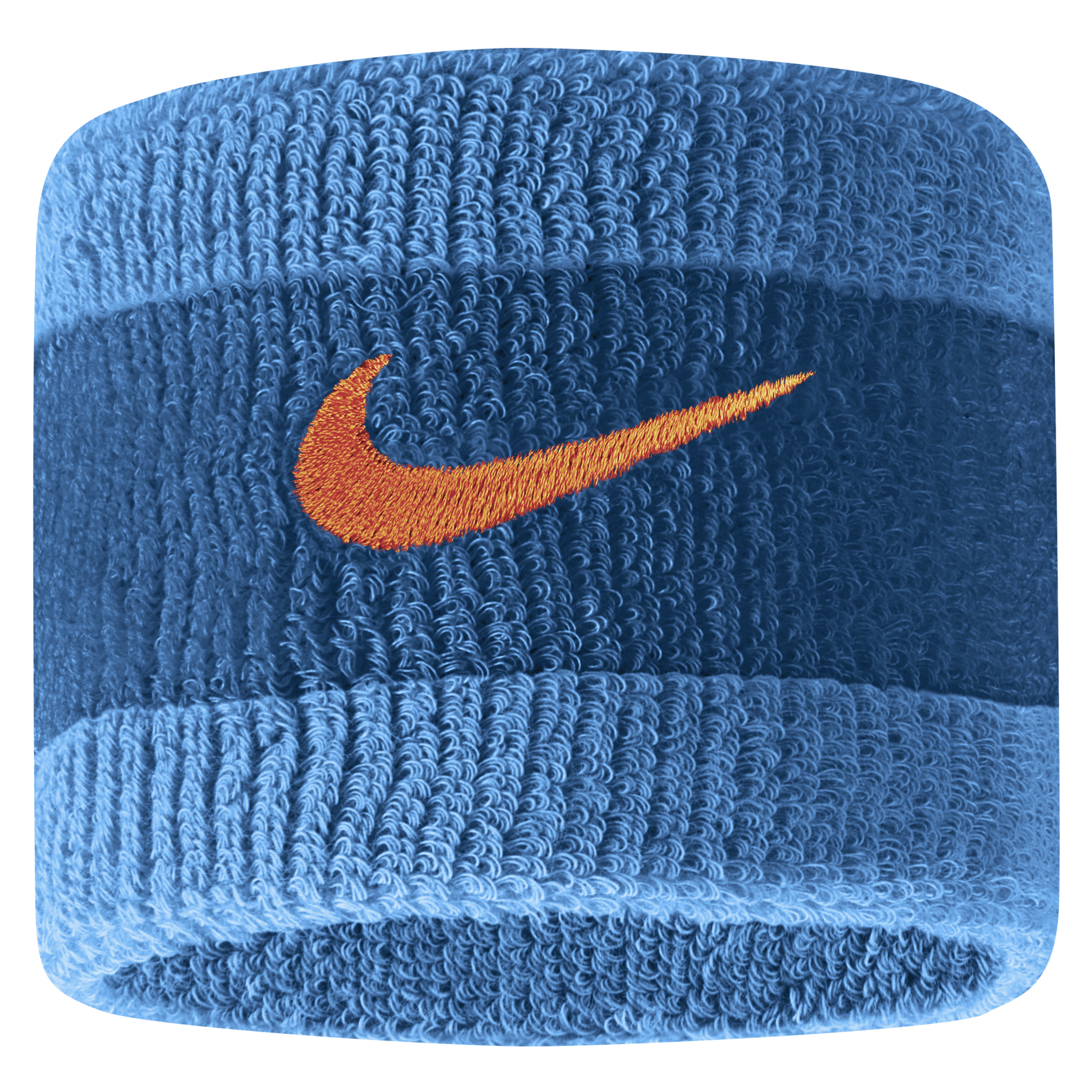 Nike Swoosh Svettband Blue/Orange 2-pack