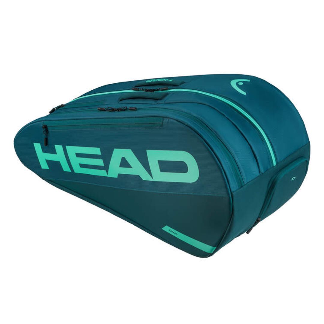 Head Tour Racquet Bag L Green - Tennis Taske