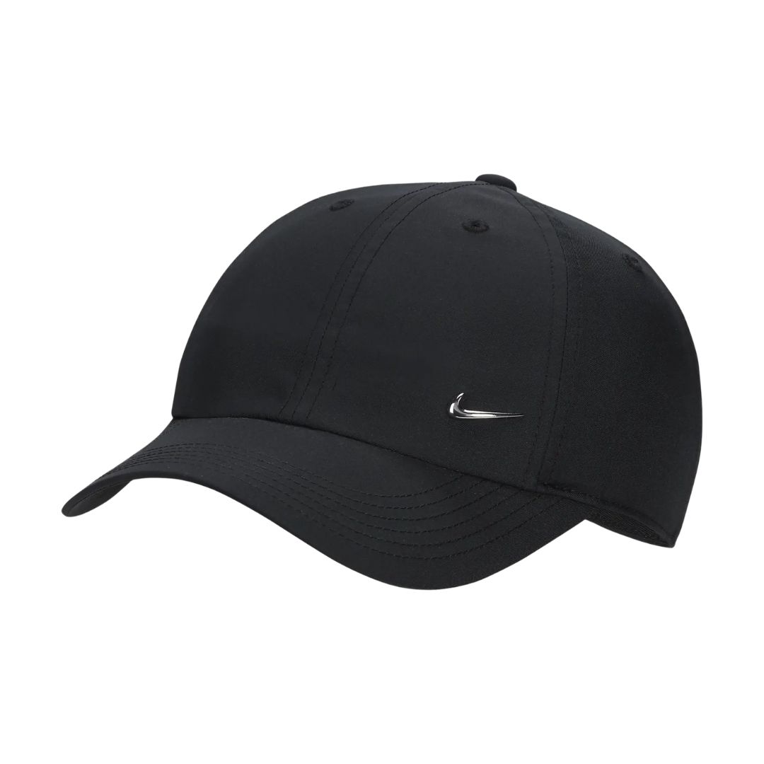 Nike Kids Dri-FIT Club Metal Swoosh Cap Black - Kasket