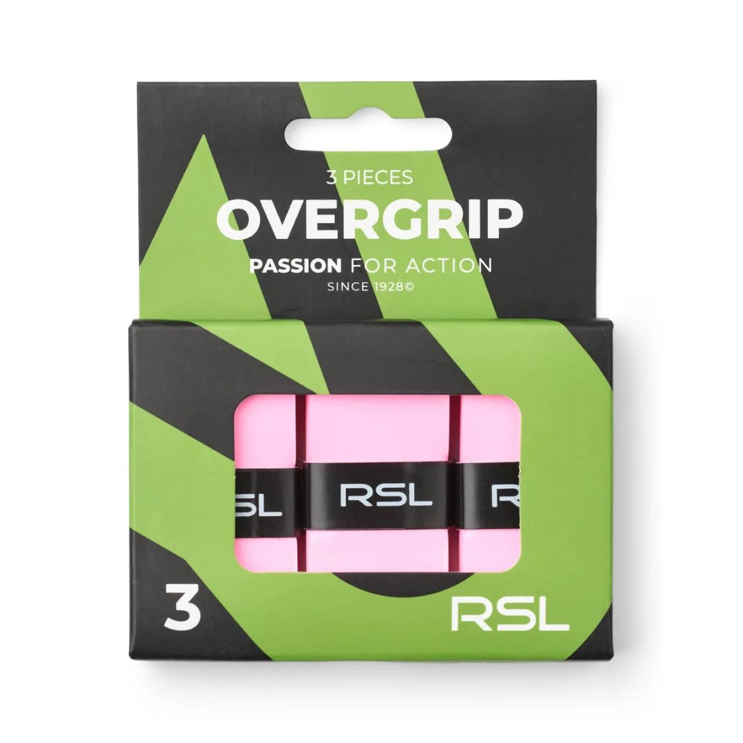RSL Overgrip 3 Pcs. Pink - Badminton greb