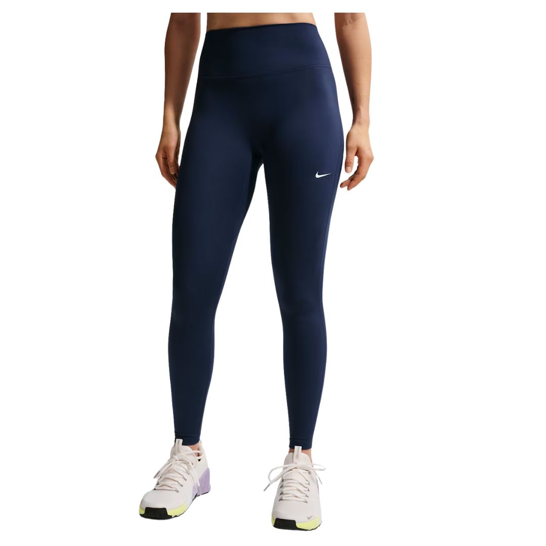 Nike One Seamless Front - Dame Tights - Blå - L