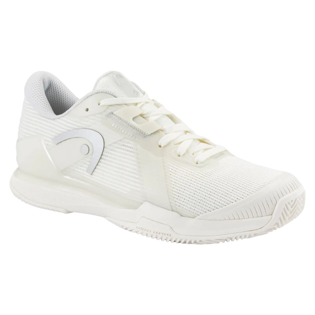 Head Sprint Pro 4.0 Clay Women Chalk White/Light Grey - Tennis sko